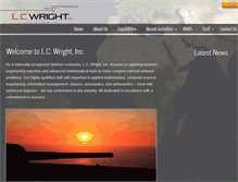 Tablet Screenshot of lcwright.com